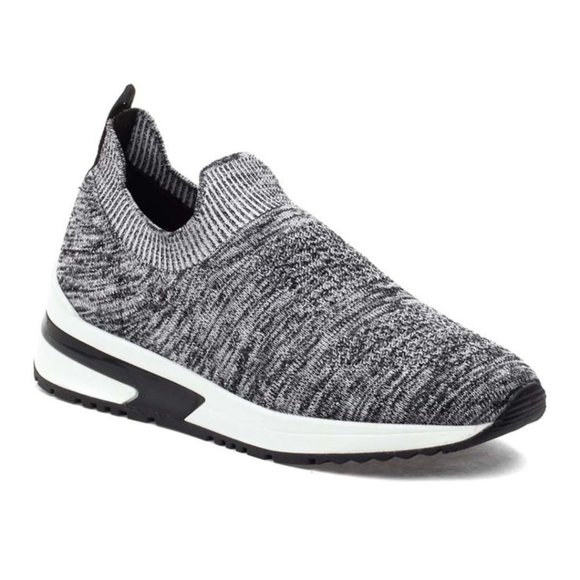 J/Slides | Black Marl Knit Golic Slip-On Sneaker - Picture 1 of 1